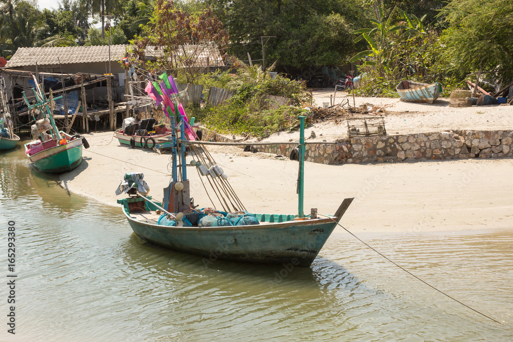 small fisher boat in thailand