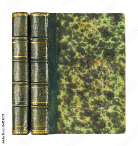 Old books with beautiful vintage covers