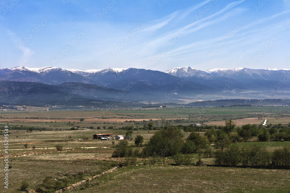 One of the views of Bansko, Bulgaria in spring time One of the views of Bansko, Bulgaria in spring time