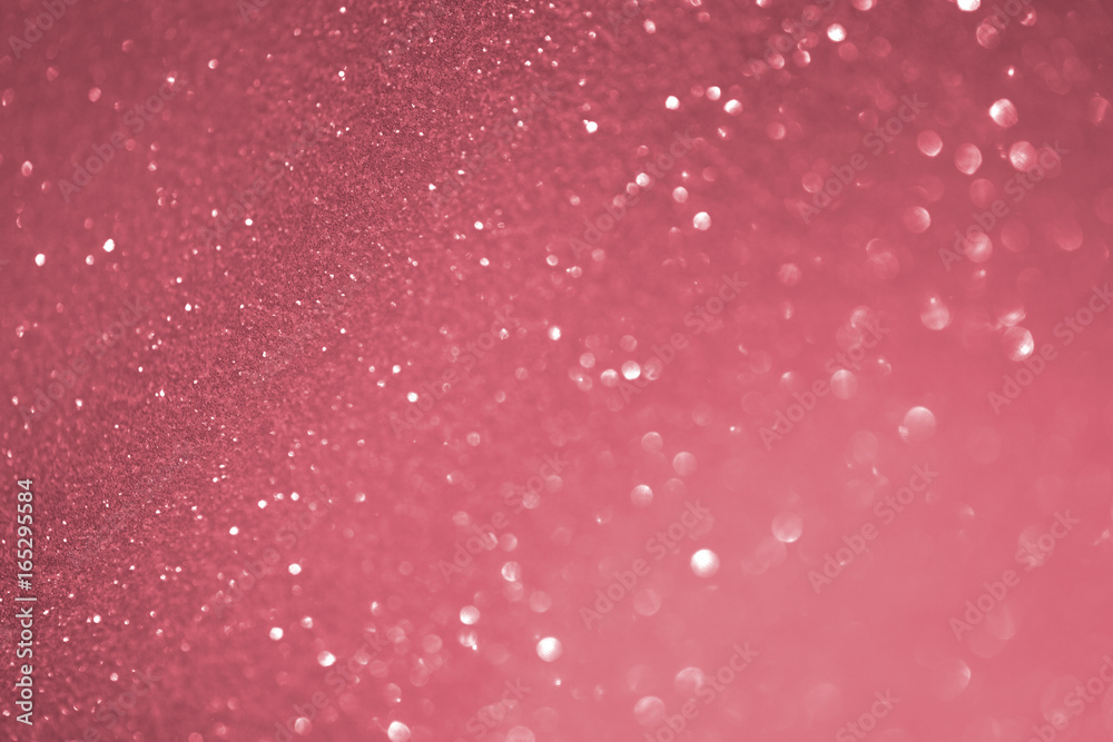 Obraz premium dark pink bokeh glitter