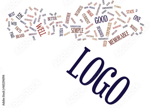 LOGO FACTS Text Background Word Cloud Concept