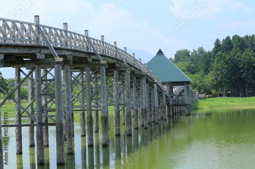 青森　鶴の舞橋 © narautsu