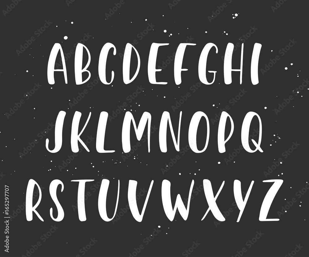 Hipster Fonts Abc