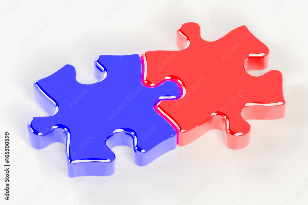Obraz premium パズルピース
