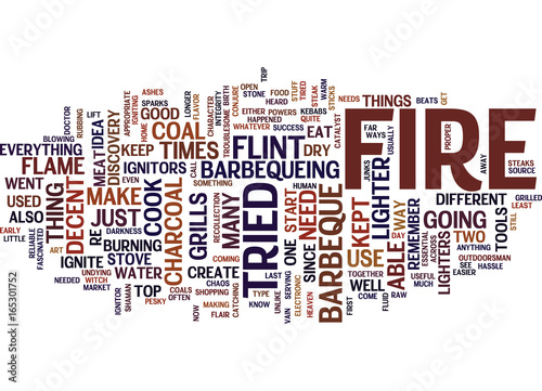 LET THERE BE FIRE Text Background Word Cloud Concept