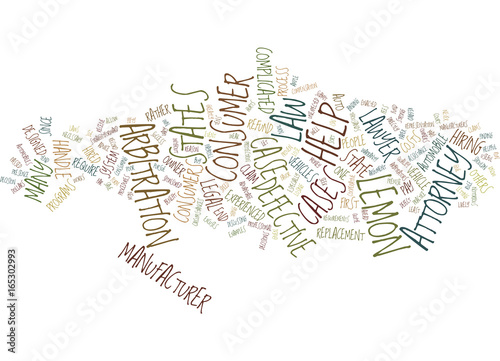 LEMON LAW LAWYER COULD BE USEFUL Text Background Word Cloud Concept