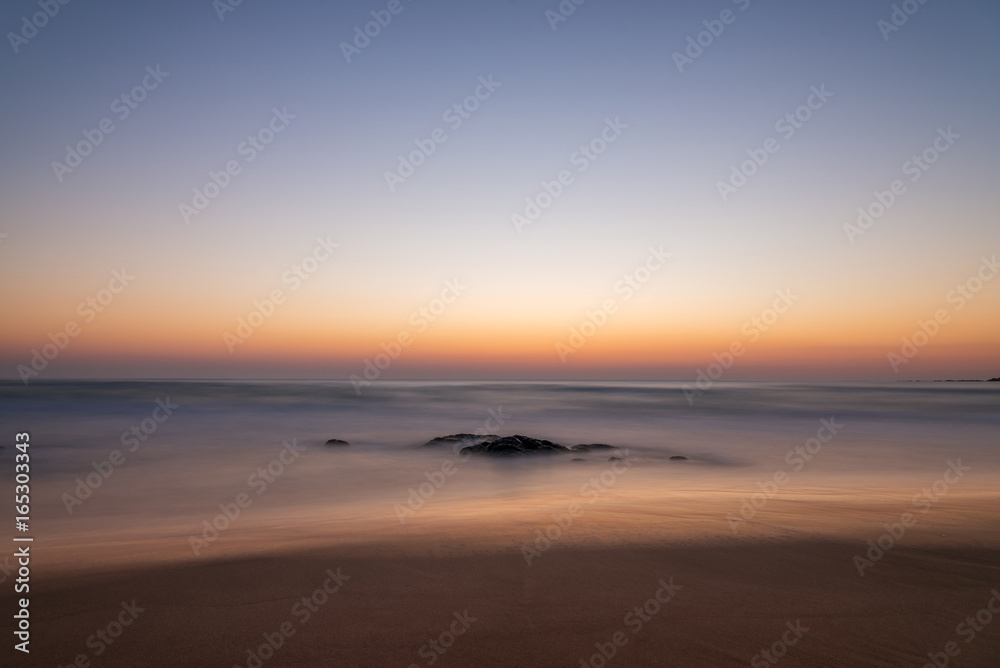 Abstract seascape motion blur