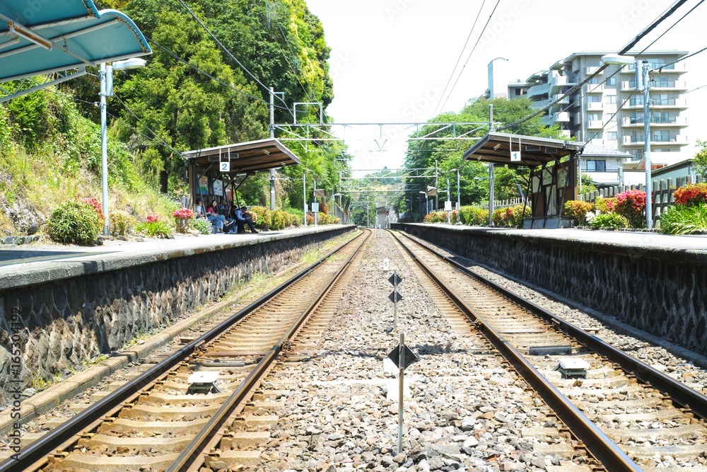 Obraz premium 田舎線路