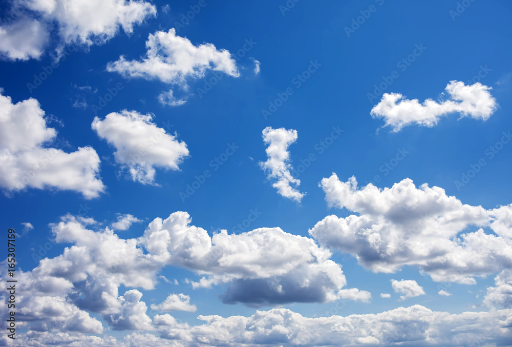 Naklejka premium blue sky with cloud.