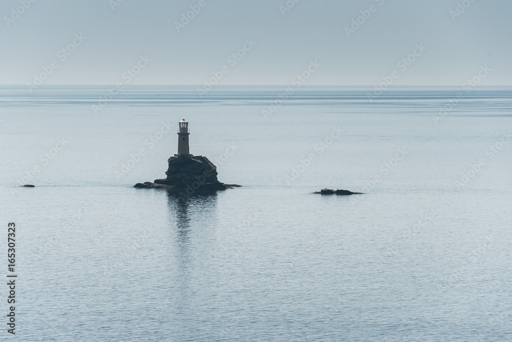 Lighthouse on Andros Island Greece