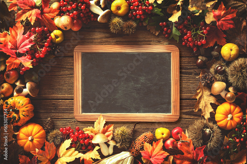 Thanksgiving autumn background