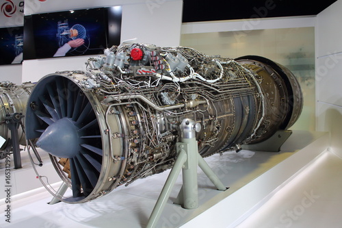 aircraft turbine at MAKS-2017