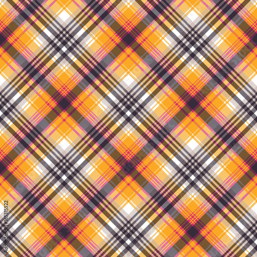 Orange white pixel seamless fabric texture