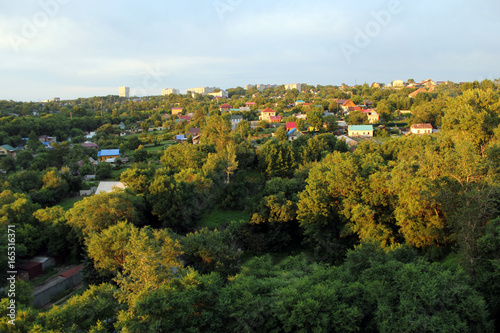 the houses in the green