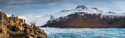 Billede på lærred Jokulsarlon Glacier Lagoon and Diamond Beach, Iceland