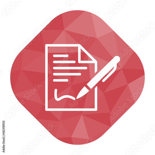 geometrischer Icon - Vertrag