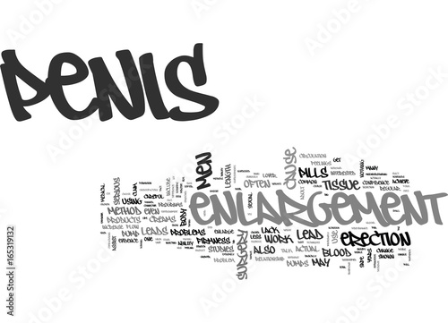IS PENIS ENLARGEMENT SAFE Text Background Word Cloud Concept