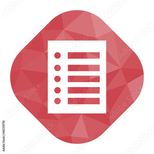 geometrischer Icon - Liste