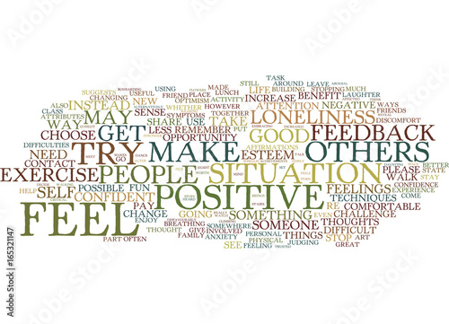 GREAT TIPS TO STAMP OUT LONELINESS Text Background Word Cloud Concept