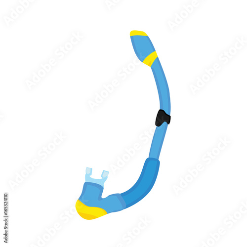 Diving snorkel vector