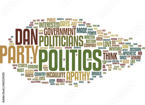 GOVERNMENT APATHY A DIFFERENT VIEW Text Background Word Cloud Concept