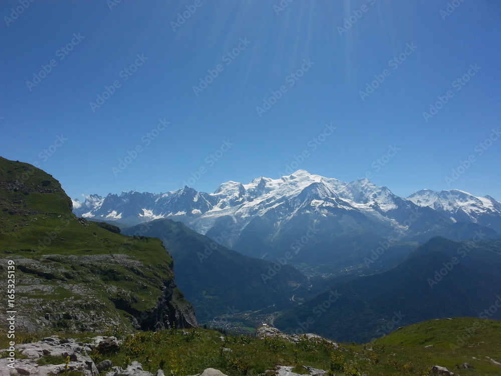 Obraz premium Massif du Mont-Blanc