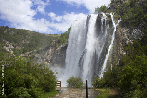 Krcic waterfall near Knin  Croatia