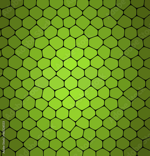 Abstract green mosaic pattern. Abstract background consisting of elements of different shapes arranged in a mosaic style photo