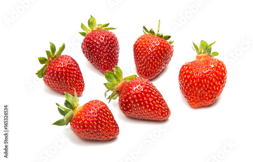Fototapeta Naklejka Na Ścianę i Meble -  Fresh strawberry isolated