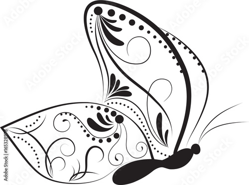 Butterfly. Vector