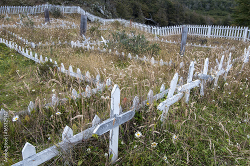 Yagan graveyard on Navarino island photo