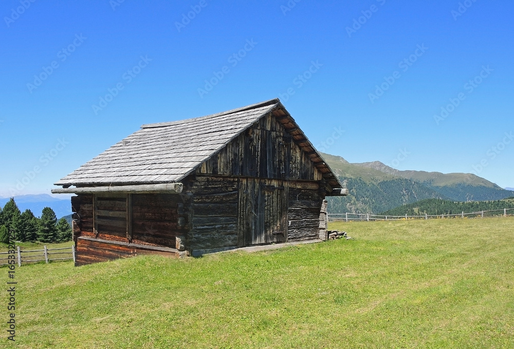 Barns and huts of the Dolomites, Val Badia, Sud Tirol, Italy Barns and huts of the Dolomites, Val Badia, Sud Tirol, Italy