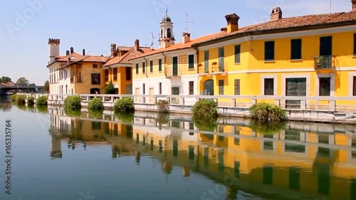 NAVIGLIO GRANDE A GAGGIANO MILANO LOMBARDIA ITALIA ITALY photo