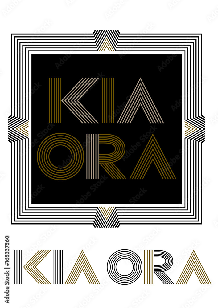 Kia Ora, a Maori language greeting from New Zealand