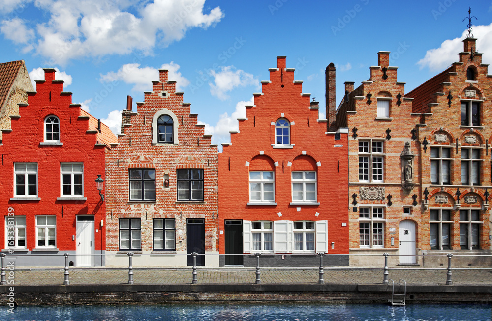 Naklejka premium Brugia, Belgia