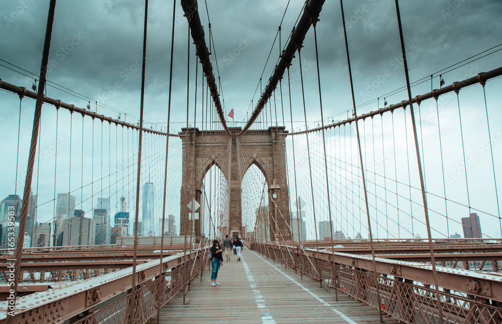 Obraz premium Most Brookliński