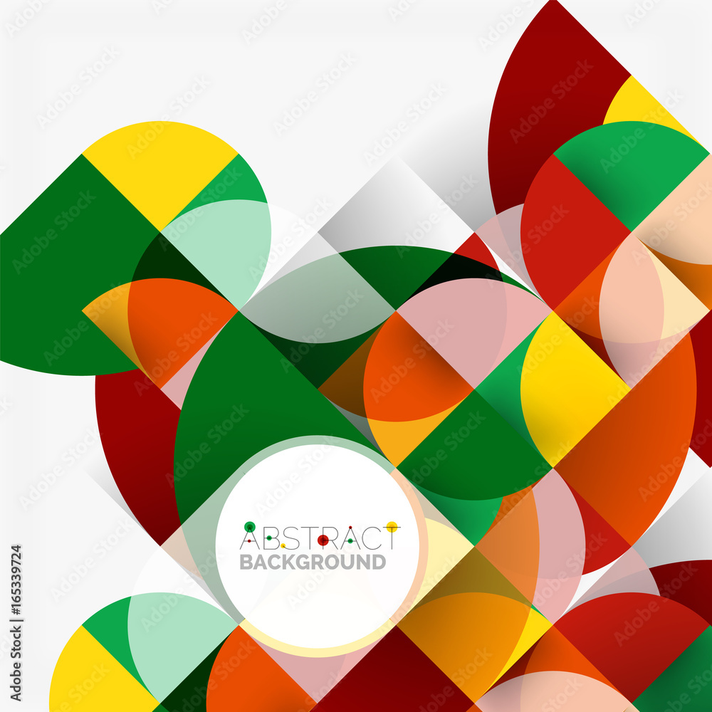 Modern geometrical abstract background circles Modern geometrical abstract background circles