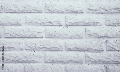 White brick wall background. textures Old brick wall texture for background
