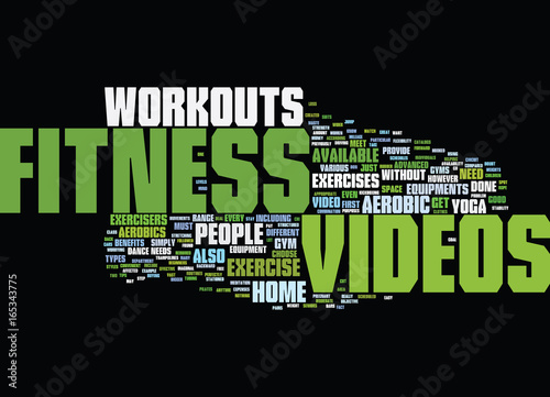 FITNESS Text Background Word Cloud Concept