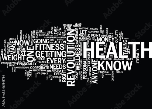 FITNESS PROS HEALTH NUTS OFFICE SLAVES AND HOME BODIES Text Background Word Cloud Concept