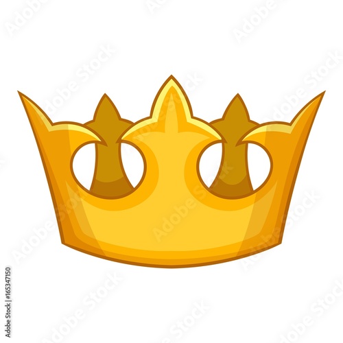 Bild auf Leinwand Viscount crown icon, cartoon style