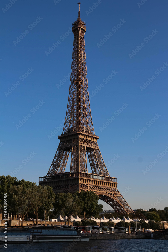 The famous Eiffel Tower ,Paris, France.