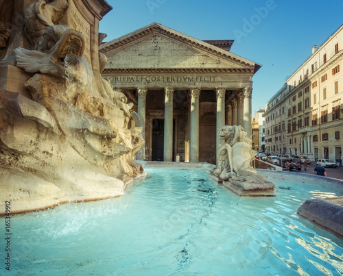 Photography Pantheon Fountain, Rome