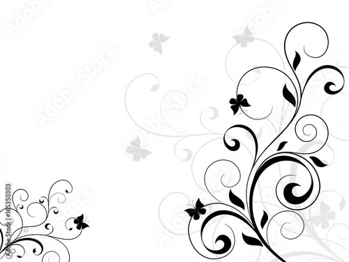 Abstract floral background.