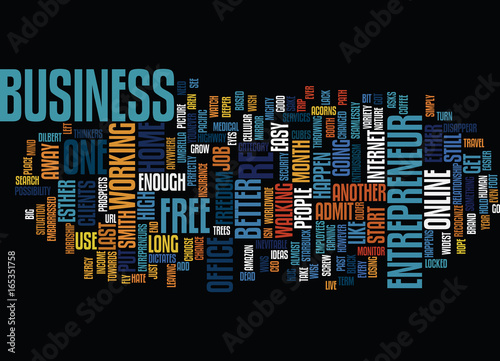 ENTREPRENEUR THE LAST FREE AMERICAN Text Background Word Cloud Concept