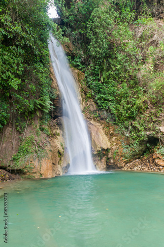 Waterfall El Cacao in Zacapa village, Honduras