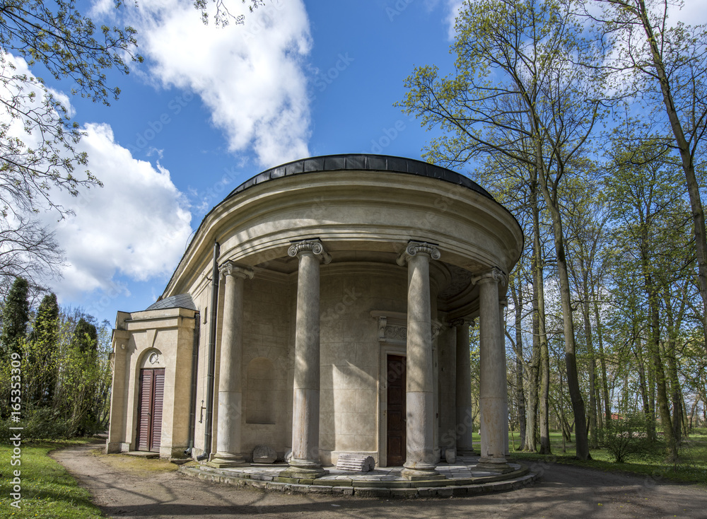 Temple of Diana in Arkadia in Poland