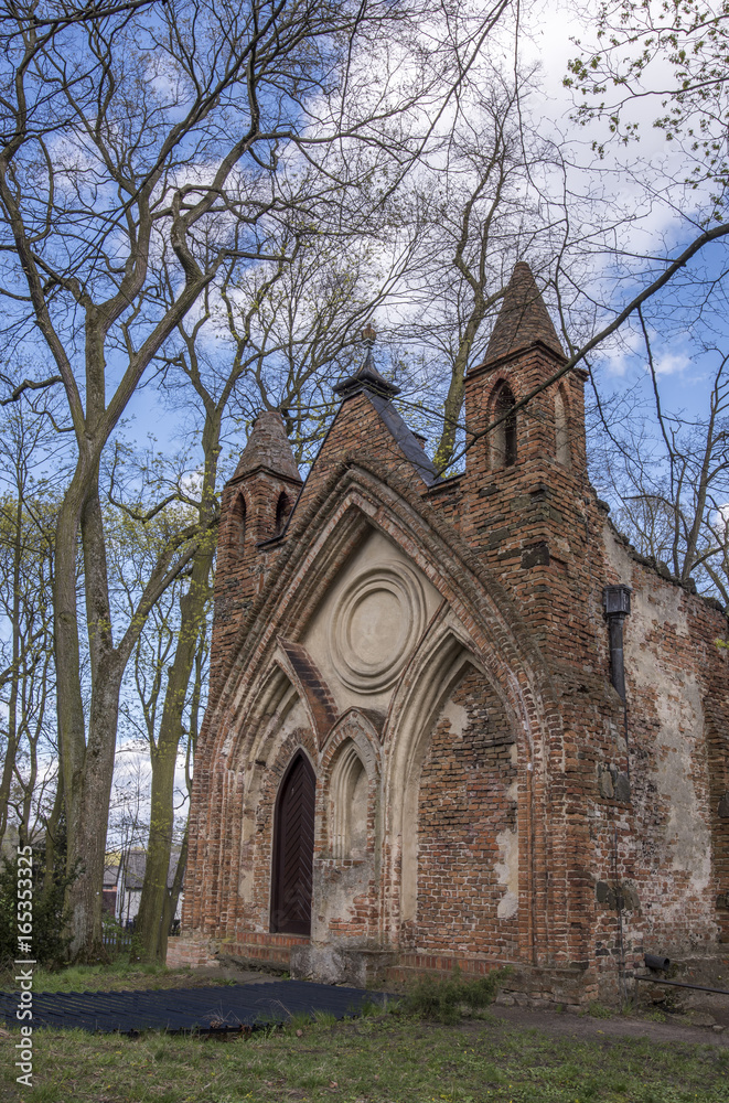 Gothic House in Arkadia in Poland