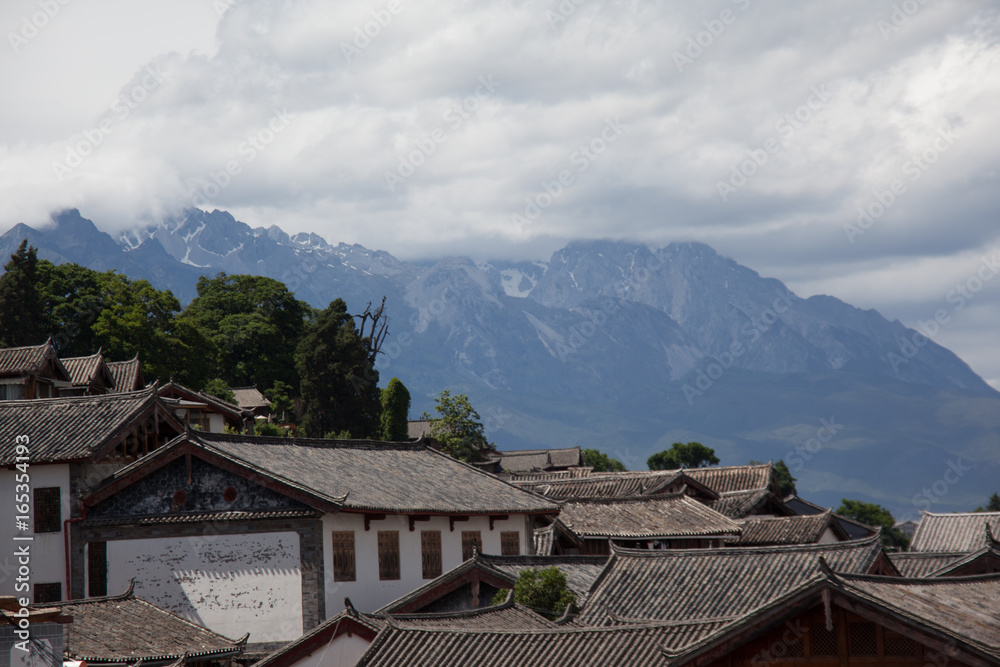 Lijiang, Yunnan, Kunming, China. Heritage village, living and landscapes