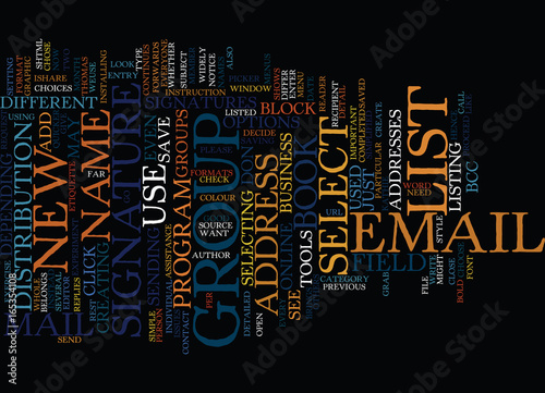 EMAIL ETIQUETTE Text Background Word Cloud Concept